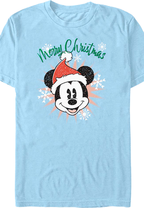 Merry Christmas Mickey Mouse Disney T-Shirt