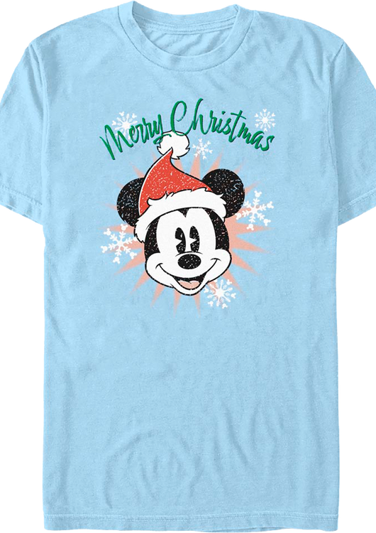 Merry Christmas Mickey Mouse Disney T-Shirt - main product image