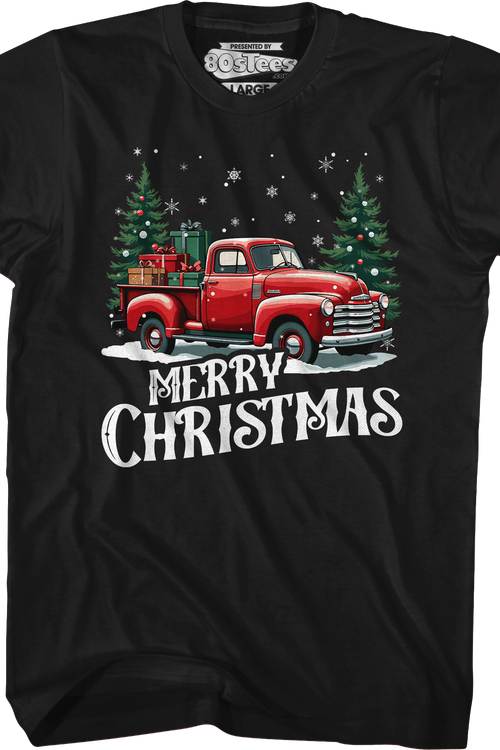 Merry Christmas Truck T-Shirtmain product image