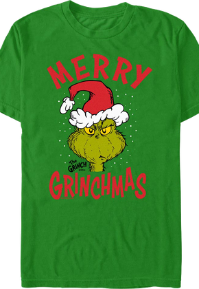 Green Merry Grinchmas Dr. Seuss T-Shirt