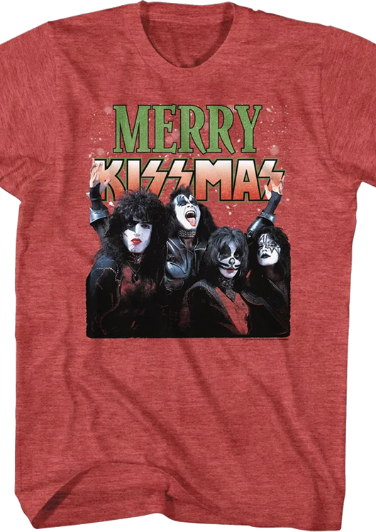 Merry Kissmas KISS T-Shirt - main product image