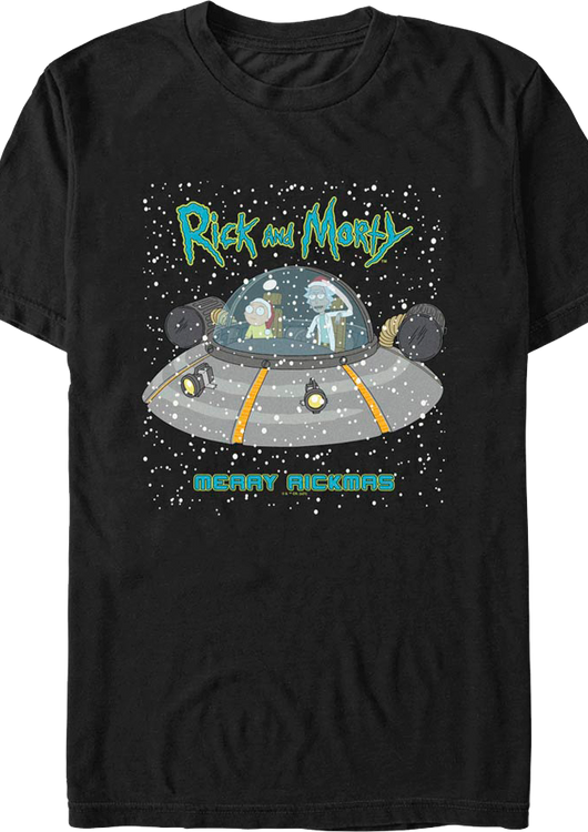 Merry Rickmas Rick And Morty T-Shirt - main product image