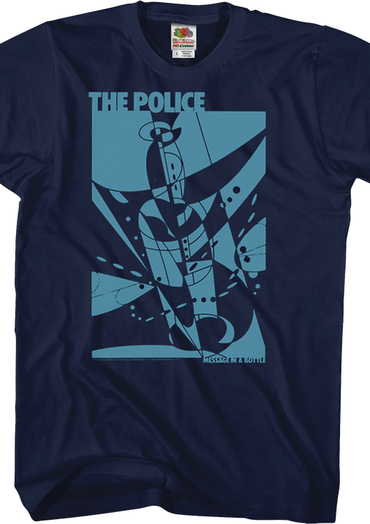 Message In A Bottle The Police T-Shirt - main product image