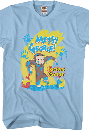 Messy Curious George T-Shirt