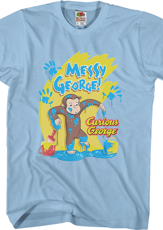 Messy Curious George T-Shirt - main product image