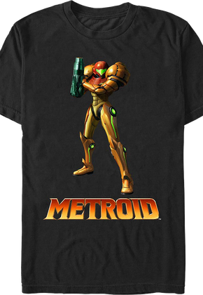 Metroid Samus Aran Pose Nintendo T-Shirt