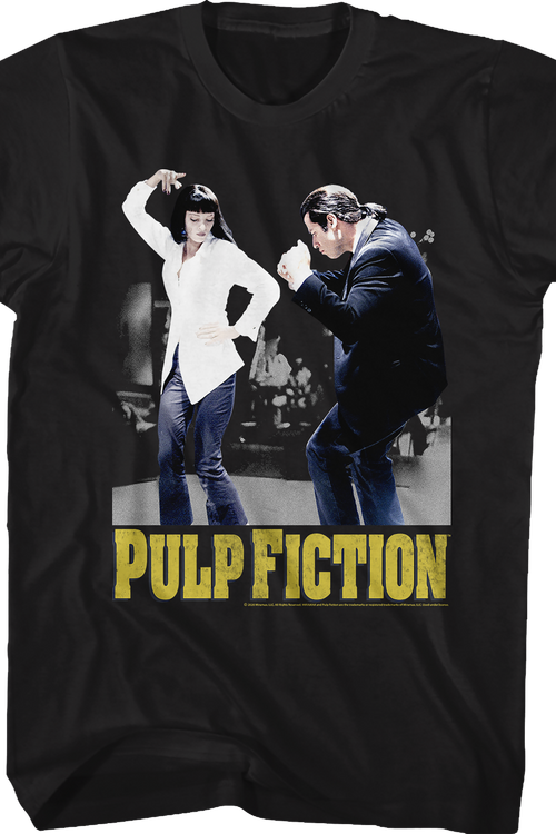 Mia and Vincent Dancing Pulp Fiction T-Shirtmain product image