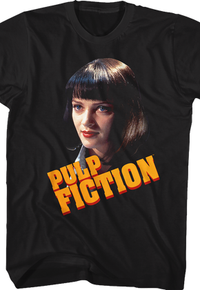 Mia Wallace Portrait Pulp Fiction T-Shirt