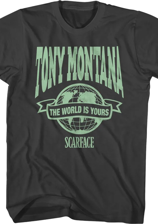 The World Is Yours Banner Scarface T-Shirt - main product image