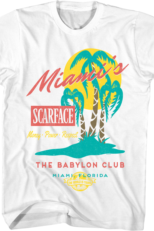 Miami's Babylon Club Scarface T-Shirtmain product image