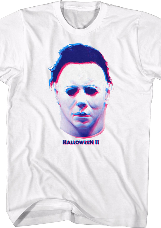 Michael Myers 3-D Mask Halloween II T-Shirt - main product image