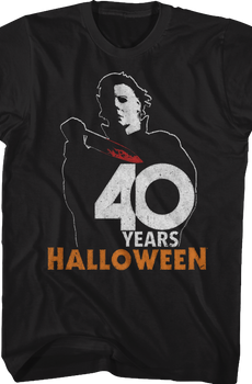 Michael Myers 40 Years Halloween T-Shirt