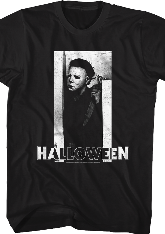 Michael Myers Attack Pose Halloween T-Shirt - main product image