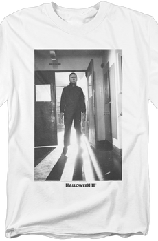 Michael Myers Black & White Photo Halloween II T-Shirt