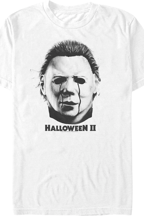 Michael Myers Bleeding Eyes Halloween II T-Shirtmain product image