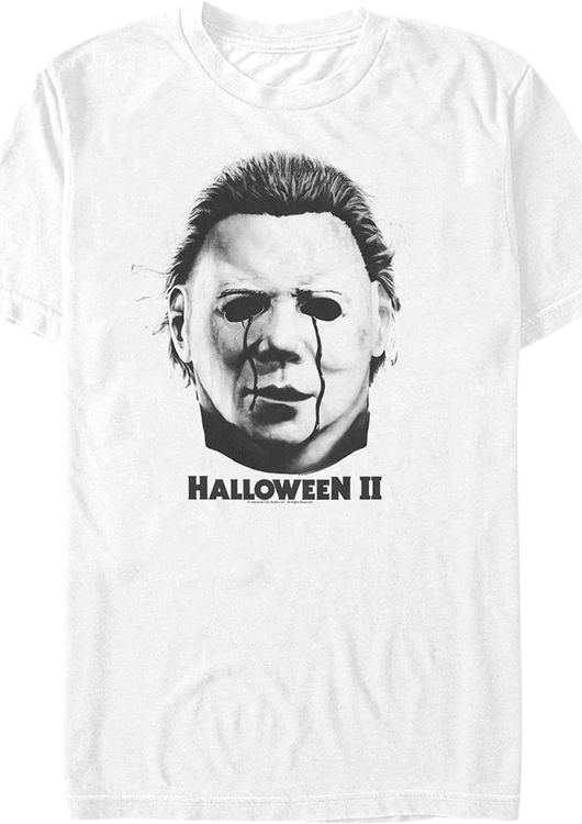 Michael Myers Bleeding Eyes Halloween II T-Shirt - main product image