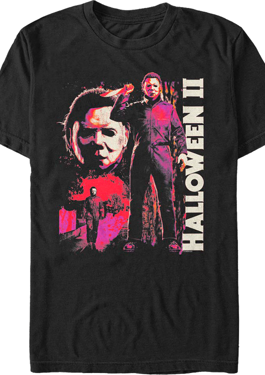 Michael Myers Collage Halloween II T-Shirt - main product image