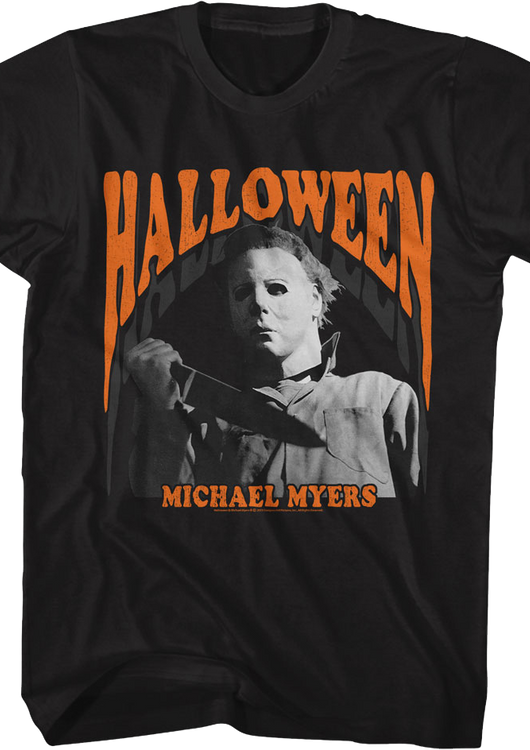 Retro Michael Myers Halloween T-Shirt - main product image