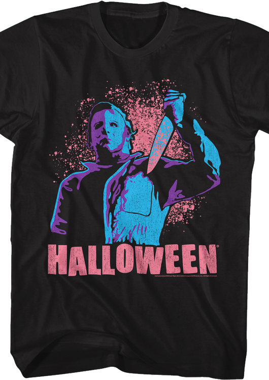 Michael Myers Knife Pose Halloween T-Shirt - main product image