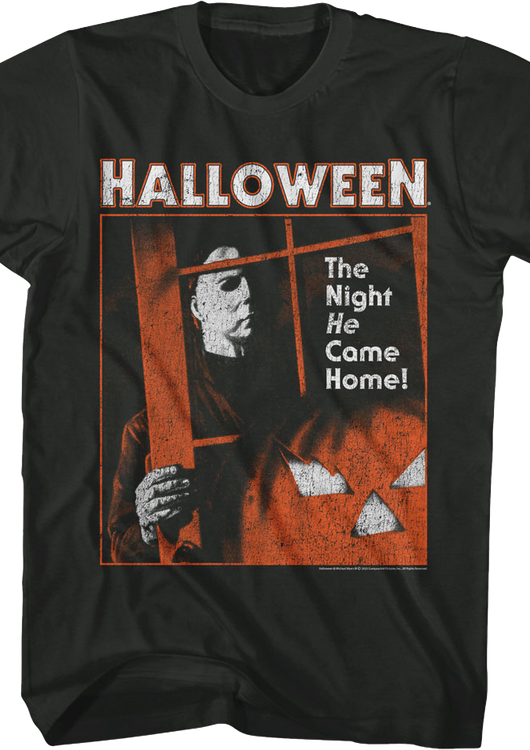 Michael Myers Coming Home Halloween T-Shirt - main product image