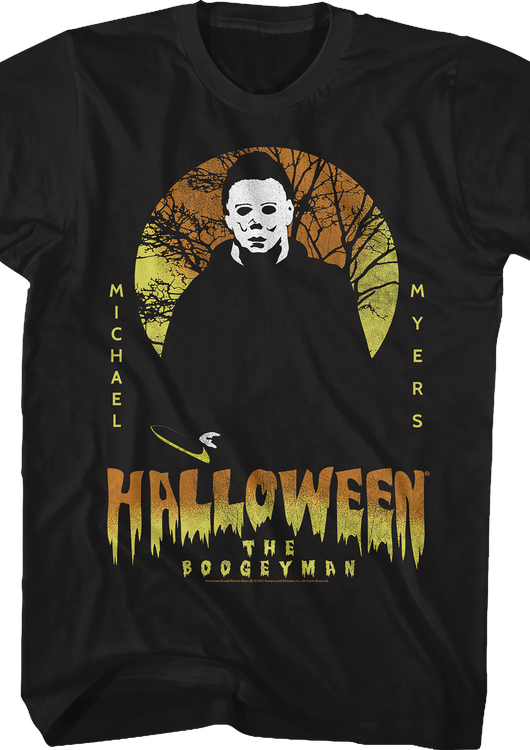 Michael Myers The Boogeyman Halloween T-Shirt - main product image