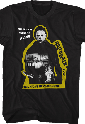 Michael Myers The Shape Cut Out Halloween T-Shirt