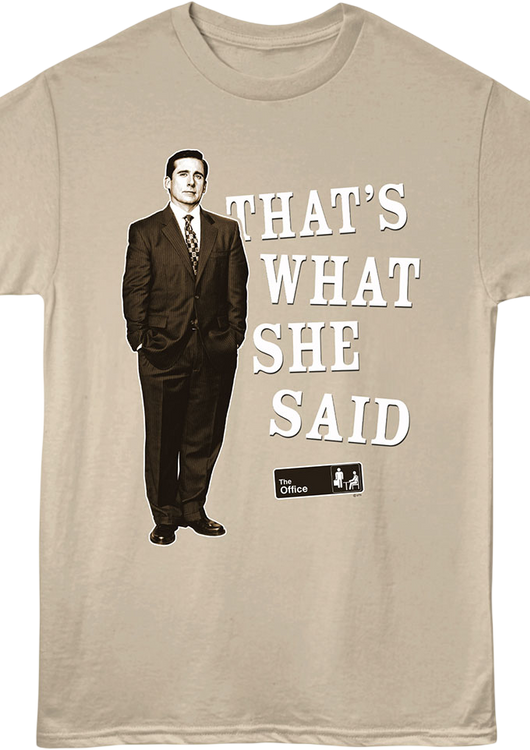 Michael Scott That's What She Said The Office T-Shirt - main product image