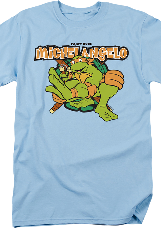Michelangelo Party Dude Teenage Mutant Ninja Turtles T-Shirt - main product image
