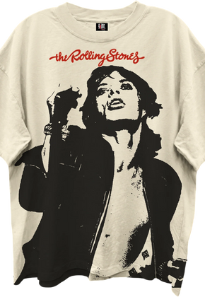 Mick Jagger Rolling Stones Oversized T-Shirt