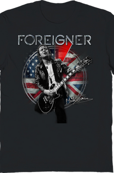 Mick Jones Autograph Foreigner T-Shirt