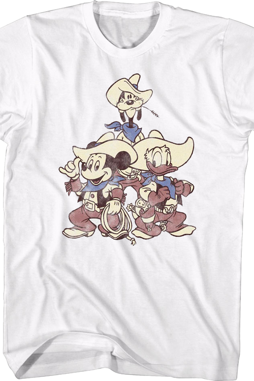 Mickey Donald Goofy Cowboys Disney T-Shirtmain product image