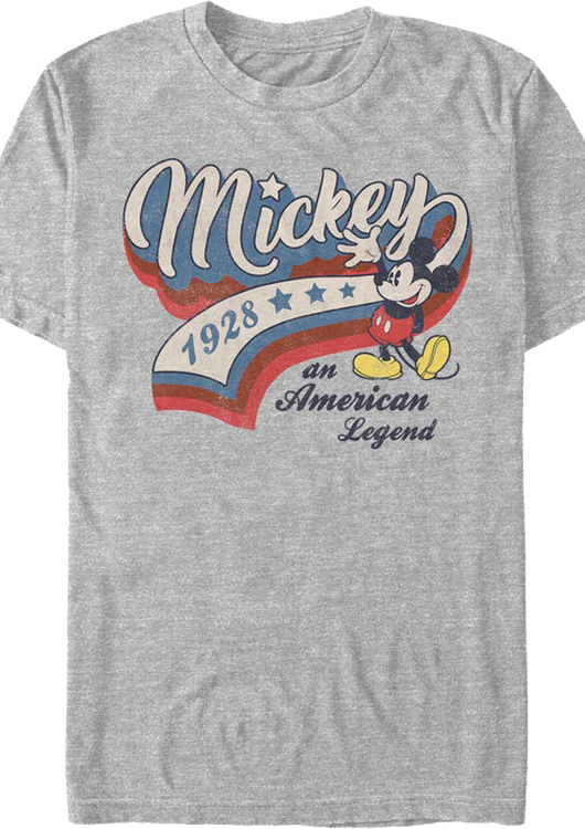 Mickey Mouse An American Legend Disney T-Shirt - main product image