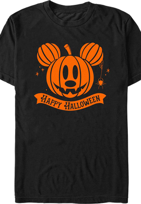 Mickey Mouse Halloween Jack-o'-Lantern Disney T-Shirt