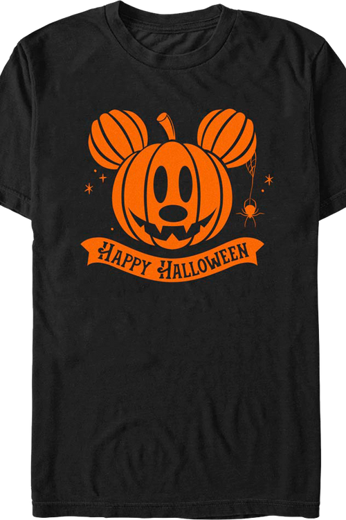 Mickey Mouse Halloween Jack-o'-Lantern Disney T-Shirt - main product image