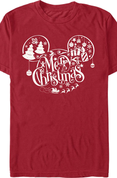 Mickey Mouse Merry Christmas Disney T-Shirt