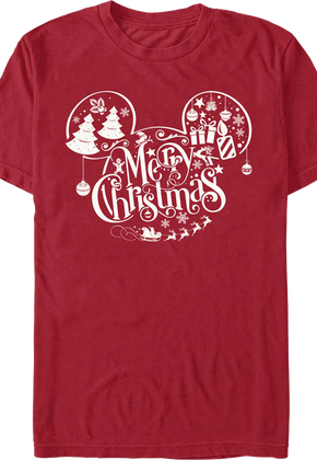 Mickey Mouse Merry Christmas Disney T-Shirt