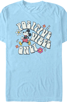 Mickey Mouse Positive Vibes Only Disney T-Shirt