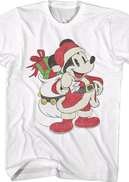 Mickey Mouse Santa Claus Disney T-Shirt - main product image