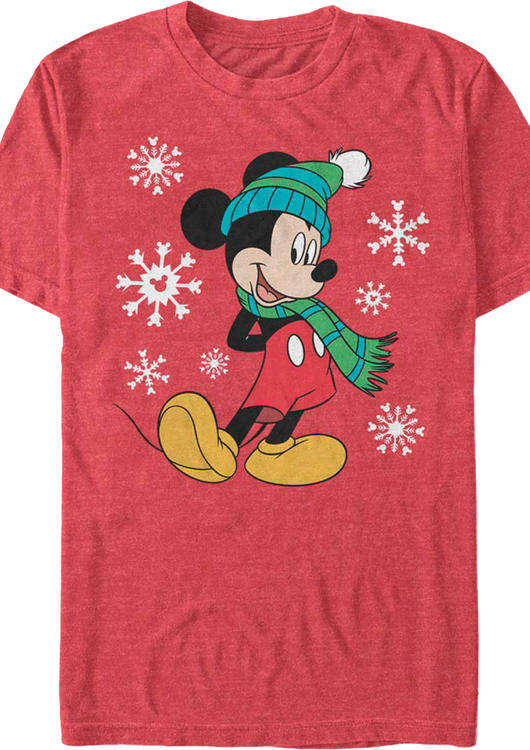Mickey Mouse Snowflakes Disney T-Shirt - main product image