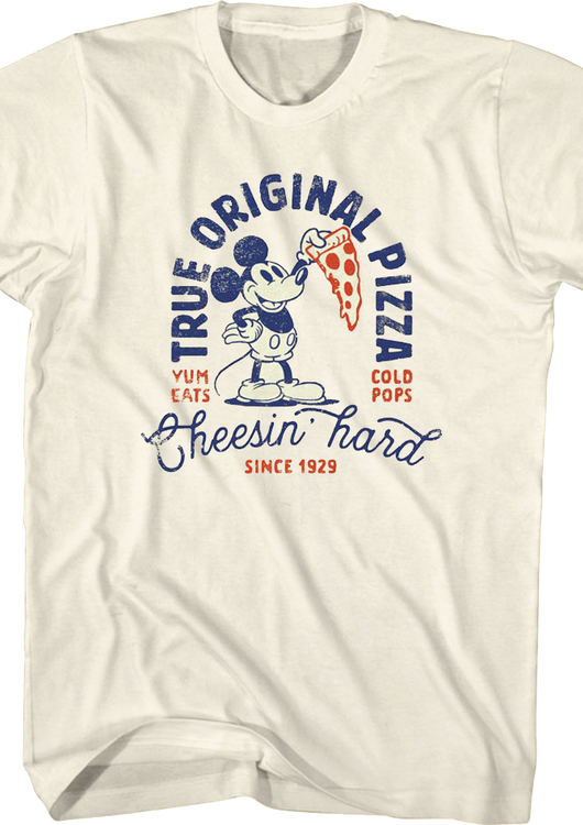 Mickey Mouse True Original Pizza Disney T-Shirt - main product image