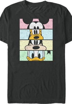 Mickey Pluto Goofy Donald Crop Tops Disney T-Shirt