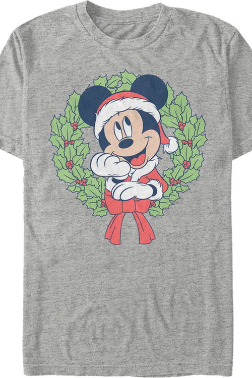 Mickey's Christmas Wreath Disney T-Shirtmain product image
