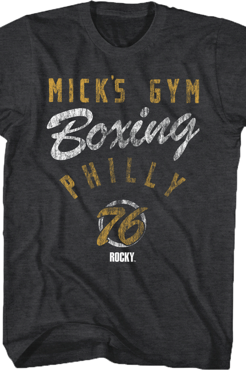Mick's gym t shirt discount