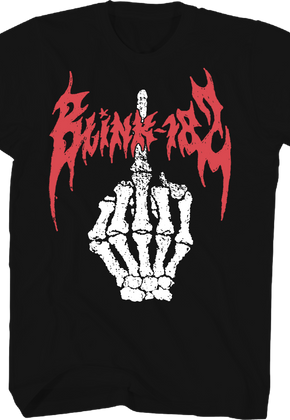 Middle Finger Blink-182 T-Shirt