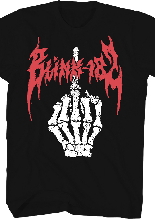 Middle Finger Blink-182 T-Shirt - main product image