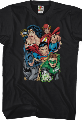 Mightiest Heroes Justice League T-Shirt