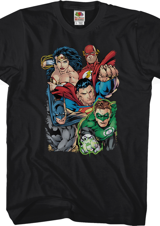 Mightiest Heroes Justice League T-Shirt - main product image