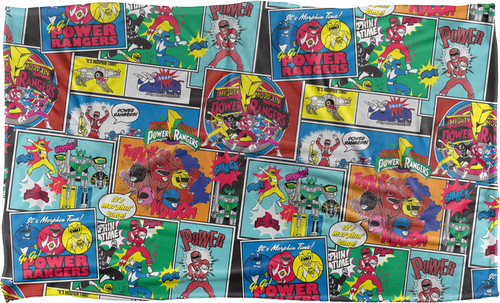 Mighty Morphin Power Rangers 36 x 58 Fleece Blanketmain product image