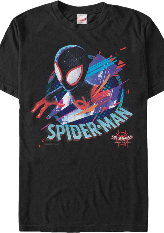 Miles Morales Spider-Man Into The Spider-Verse T-Shirt - main product image
