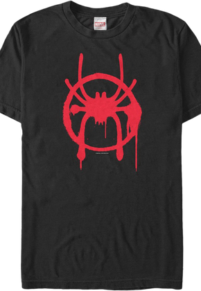 Miles Symbol Spider-Man Into The Spider-Verse T-Shirt